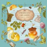 Книга для запису кулінарних рецептів, 202*202мм, 144арк. тв. обкл. пружина, повноколірний, ККР-3 ККР-3