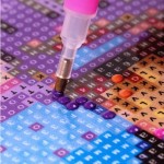 Алмазна мозаїка 'Рожевий фламінго', 30*40см, 954072, Santi 954072