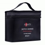 Набор маркеров 'SANTI', спиртовые, двусторонние, в сумке 60 шт., 390600 390600