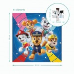 Пазл 3 в 1 'Paw Patrol', 25, 36 и 54 элемента, 20х20см. 200153, DoDo Toys 200153