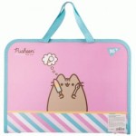 Папка-портфель на блискавці з тканинними ручками 'Pusheen. Stormy' 35х26см, 492238, YES 23 492238