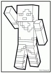 Розмальовка А4 Yes 'Minecraft' з наліпками, 8 стор., 743221 743221