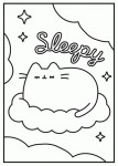 Розмальовка А4 Yes 'Pusheen' з наліпками та завданнями, 12 стор., 743223 743223