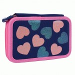 Пенал твердий YES подвійний HP-01 Bright Hearts, 533640 533640