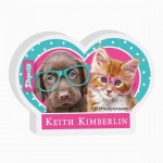 Гумка для олівця ’Keith Kimberlin’, фігурна, мікс, 1Вересня, 560521 560521