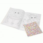 Розмальовка А4 1Вересня 'Балерини' зі стразами, 12 стор., 743369 743369