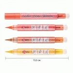 Маркер акварельний SANTI Glitter Brush, пензель в асортименті