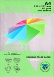 Бумага цветная А4/80gsm. (100) интенсив, Parrot зеленый, 230 Spektra Color 230