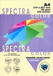 Бумага цветная А4/80gsm. (100) неон, Cyber HP Yellow желтый, 363 Spektra Color 363