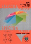 Бумага цветная А4/80gsm. (100) интенсив, Saffron оранжевый, 240 Spektra Color 240