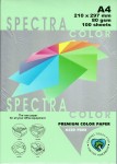 Бумага цветная А4/80gsm. (100) пастельный, Green зеленый, 190 Spectra Color 190