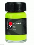 Краска витражная на основе растворителя, 'Marabu' Glas Art, светло-зеленый, 15 мл 461