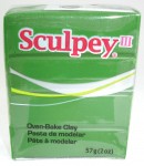 Пластика Sculpey III 57гр, Зелена темна 322