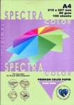 Бумага цветная А4/80gsm. (100) неон, Cyber HP Green зеленый, 321 Spektra Color 321