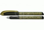 Ручка перова Schneider ORNAMENT перо М, (середнє), чорно-золота, S606197-02 S606197-02