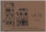 Альбом для ескізів А4, 50арк Крафт-картон , MUSE'(36) 00141