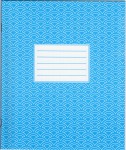 Учнівський зошит А5,18 аркушів, клітка, сині, Polisvit, в ящику 500шт. 