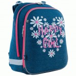 Рюкзак шкільний каркасний Н-12 'HAPPY GIRLS', YES, 556030 556030