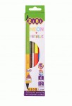 Кольорові олівці Double Neon+Metallic, 6шт. (12 кольорів), Kids line, ZB.2465 ZB.2465