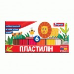 Пластилин 1Вересня, 6 цветов, 'ZOO LAND', 120 г, Украина, 540512 540512