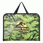 Папка-портфель YES на блискавці з тканинними ручками 'JURASSIC WORLD', 491939 491939