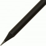 Олівець чорнографітний Optima ALL BLACK HB, корпус чорний, загострений з гумкою О15540 О15540