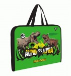 Папка-портфель YES FC на блискавці з тканинними ручками 'Jurassic World', 491988 491988