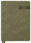 Ежедневник датированный А5 2024, 'Boss', мягкий, 368 стр., хаки, 252419, Leo Planner 252419