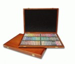 Сухі пастелі  72 кол, у дерев. короб. підв. тверд. MPL-72W MPL-72W