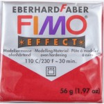 Пластика 'FIMO Effect', глітер червоний 202. 56г 202