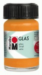 Краска витражная на водной основе, глянцевая 'Marabu' Glas, 013, оранжевая, 15мл 013