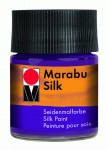 Фарба для розпису шовку на водній основі (акриловий батік) 'Marabu' 039, баклажанова, 50мл 178005039