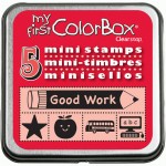 Набор резиновых штампиков Me First Color Box Mini stamps, School 5 шт. 12212