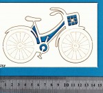 Чипборд №268 Велосипед №2 8,5*13,5см №268