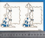 Чипборд №263 Набор больших вывесок  10*15см №263