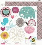 Лист картона Cute Cuts Bella BLVD 30x30см 168