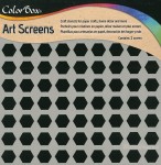 Трафарет пластиковый Color Box Art Screens Hexagons, ClearSnap 85001
