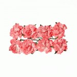 Розы бумажные Розовые, 8 шт. 3 см. SCB280608