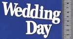 Чипборд 'Wedding day' 40х185мм СЛ-138 СЛ-138