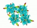 Набір квітів Гарденії, небесно-блакитні, d5см, 4шт. SCB290115 SCB290115