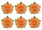 Квіти чайної троянди, помаранчеві, d18мм, 6шт. SCB291803 SCB291803