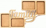Заготовка рамка Family, МДФ, 50х30х0,6см, 1шт, Rosa Talent 