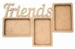 Заготовка рамка Friends МДФ , 38х23.5х0,6см , 1шт, Rosa Talend