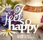 Чипборд 'I feel so happy' 55х43мм Hi-168 Hi-168