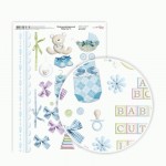 Папір дизайнерський Baby boy 6, А4, 250г/м2 5311075 5311075