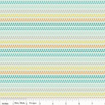 Тканина Riley Blake 'Boy crazy' Кольорові пружинки  100*110 см. C3335-TEAL
