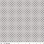 Ткань Riley Blake 'Small Dots Tone on Tone' Серый горошек на сером фоне 50*55 см. C420-40 GRAY