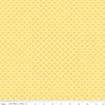 Ткань Riley Blake 'Small Dots Tone on Tone' Желтый горошек на желтом фоне 50*55 см. C420-50 YELLOW