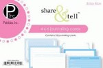 Набор карточек для журналинга Share and Tell Baby Blue, 25шт., Pebbles Inc. 70321