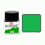 Краска акварельная жидкая Ecoline, Зеленая 600, 30мл, Royal Talens 600